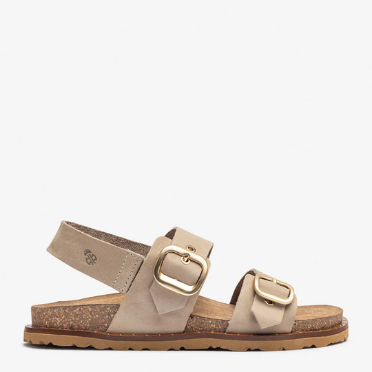 Yokono BOLUS Beige Suede Sandal