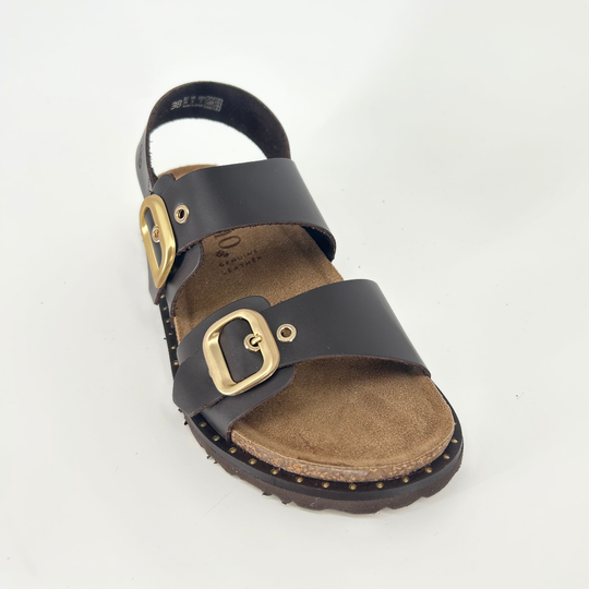 Yokono BOLUS Brown Leather Sandal