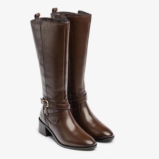 Yokono LEI Brown Leather Boots
