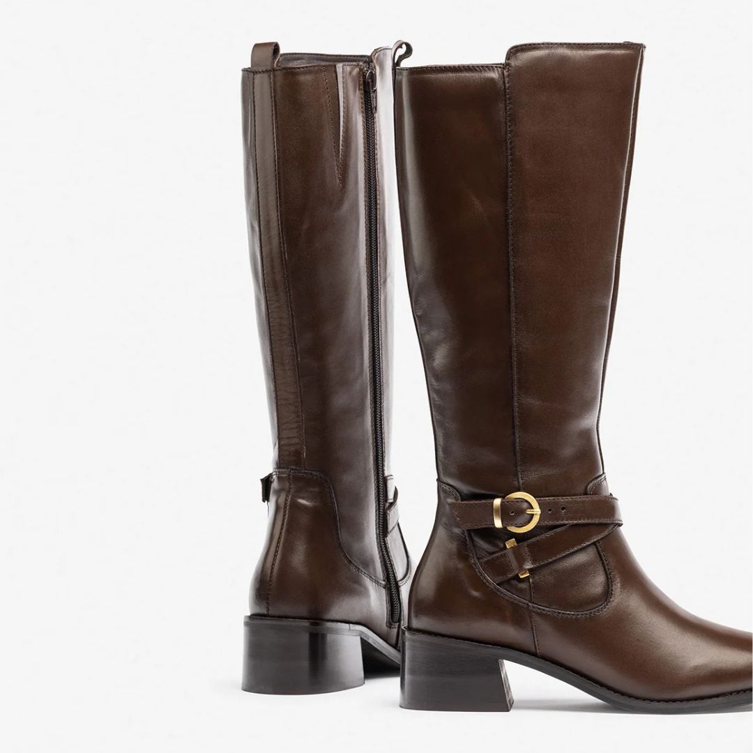 Yokono LEI Brown Leather Boots