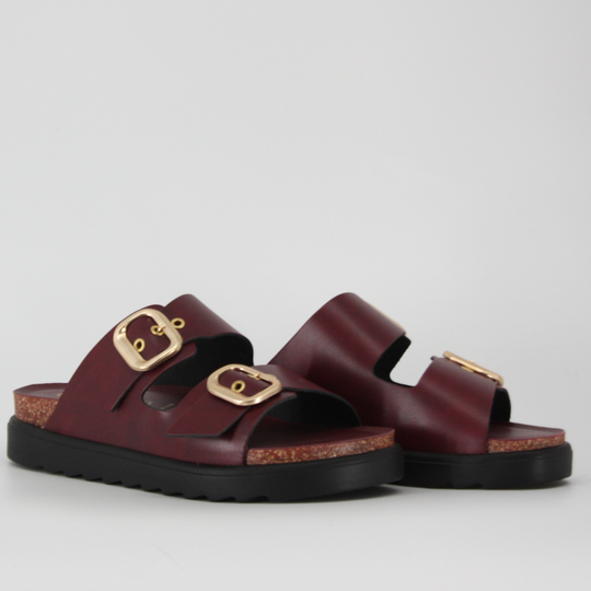 Yokono TUNEZ Burgundy Sandal