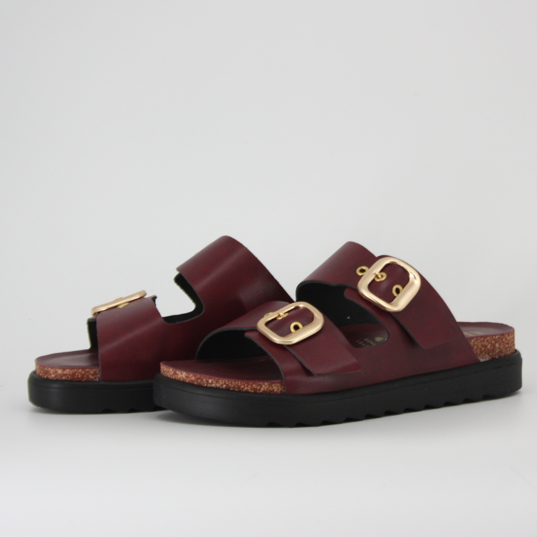 Yokono TUNEZ Burgundy Sandal