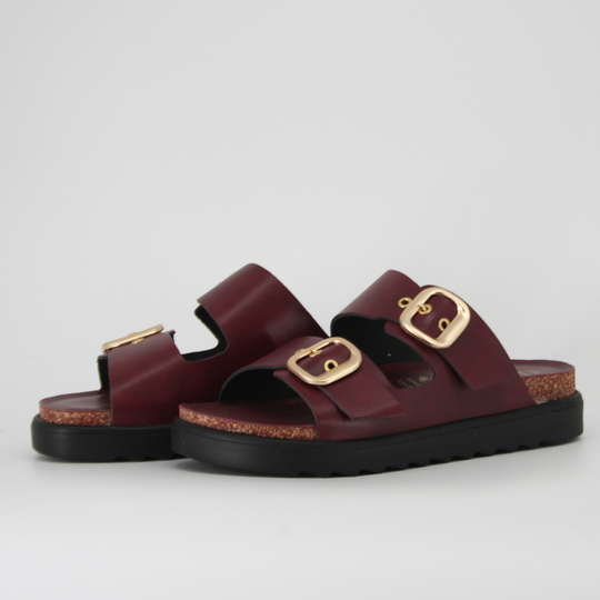 Yokono TUNEZ Burgundy Sandal