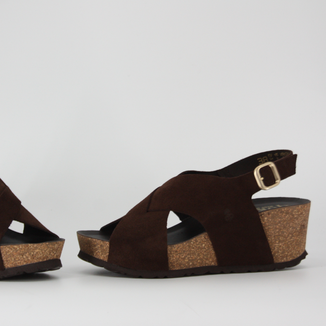 Yokono BARI Brown Wedges