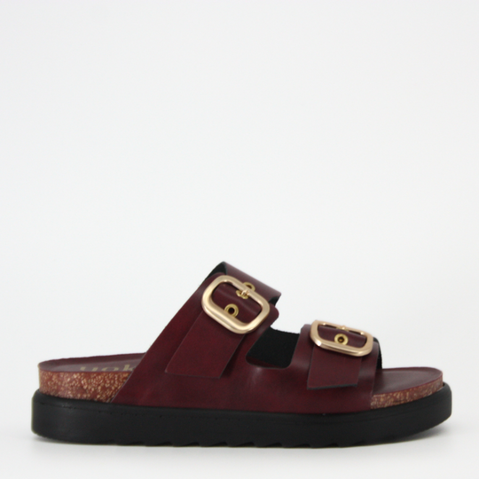 Yokono TUNEZ Burgundy Sandal