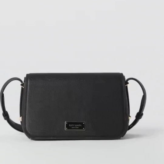 Kate Spade LIV Black Small Flap Crossbody