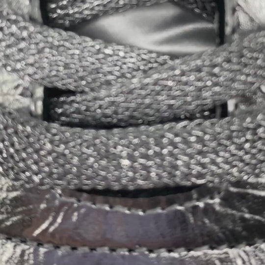 Another Trend KOPA Silver Metallic & Black Trainers