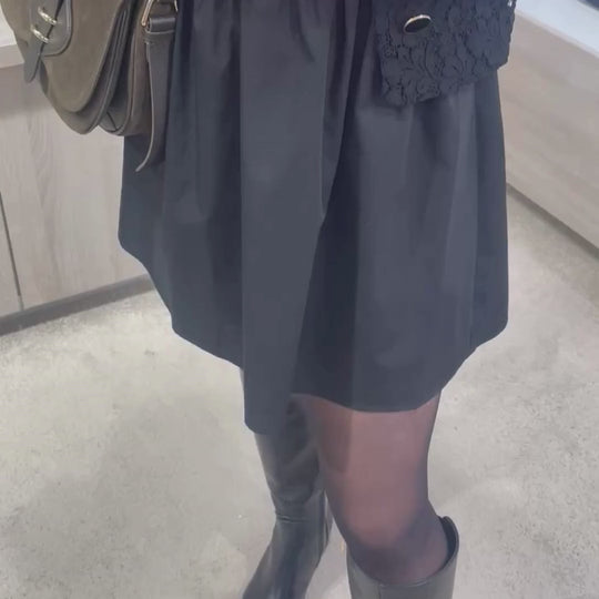 Regarde Le Ciel JOLENE Black Leather Knee-High Boots