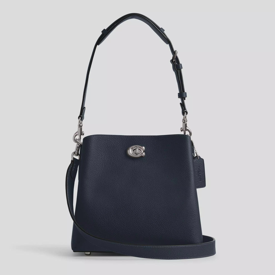 Coach WILLOW Bucket Bag in Dark Navy