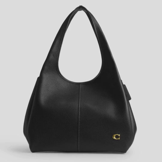 Coach LANA Black Large Shoulder Bag