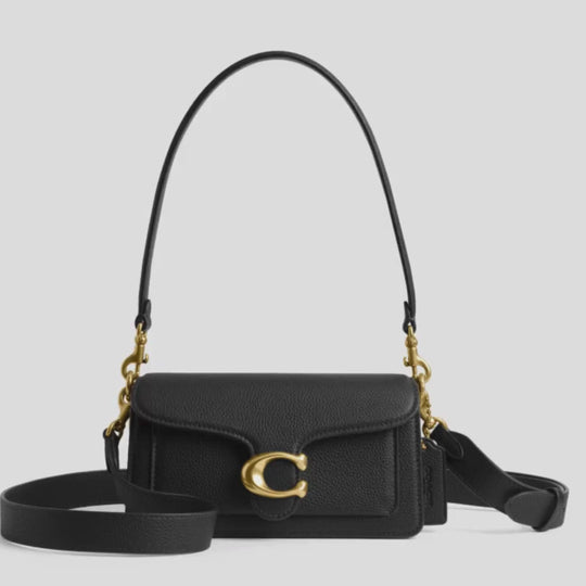 Coach TABBY 20 Black Shoulder Bag